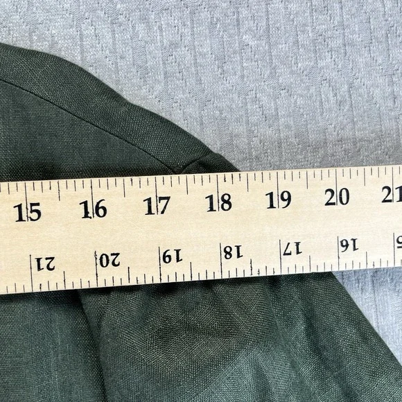 (Sene) linen New‎ without tags Men (44) blazer 2 button olive formal sport Coat